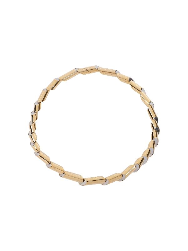 Sequence Brass Necklace