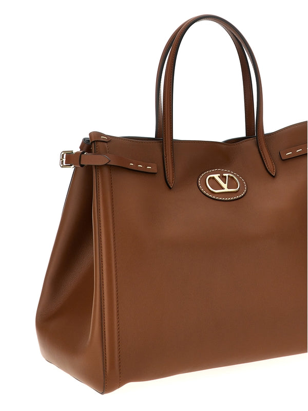 Antibes
  Leather Medium Tote Bag