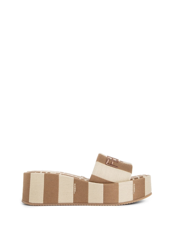 Sunshine Canvas Platform Sandals