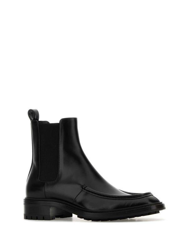 Saint Laurent Black Chelsea Boots