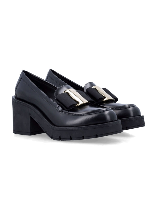 Vara Bow Chunky Sole Loafer Heels