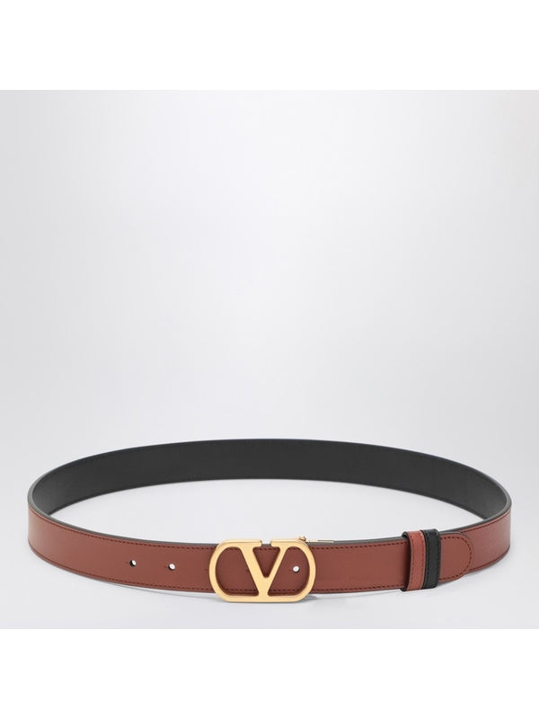 Valentino Brown Leather Belts