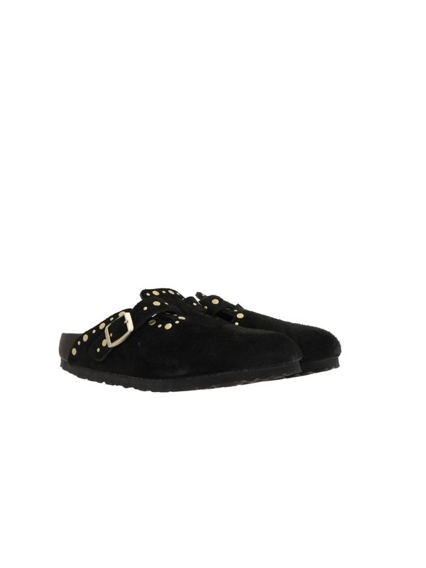 Boston Stud Decoration Suede Loafer