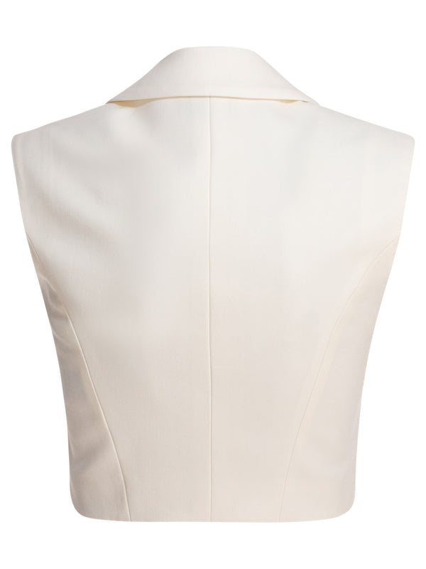 Alexander Mcqueen Beige Vests