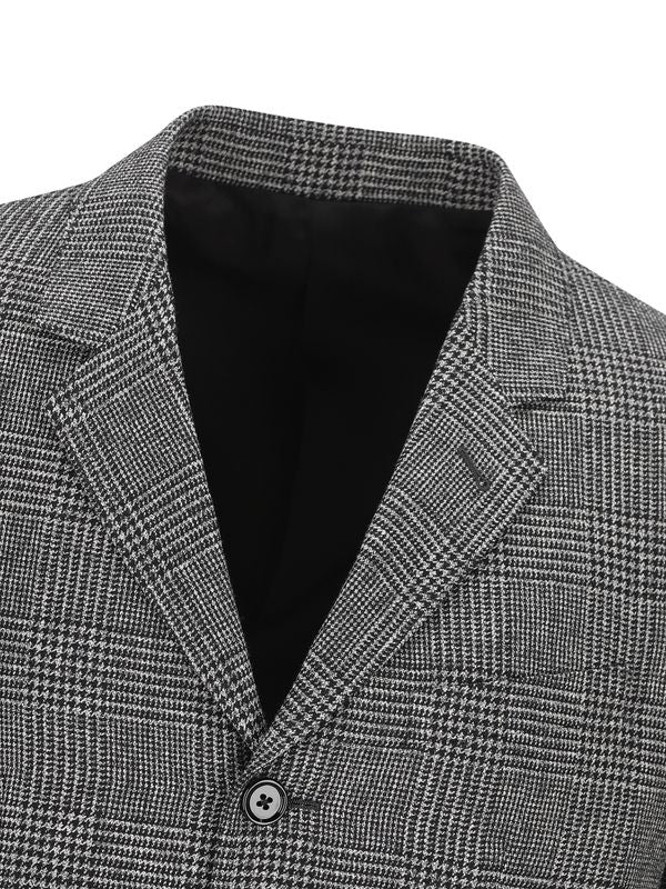 Check Pattern Wool Tailored
  Jacket