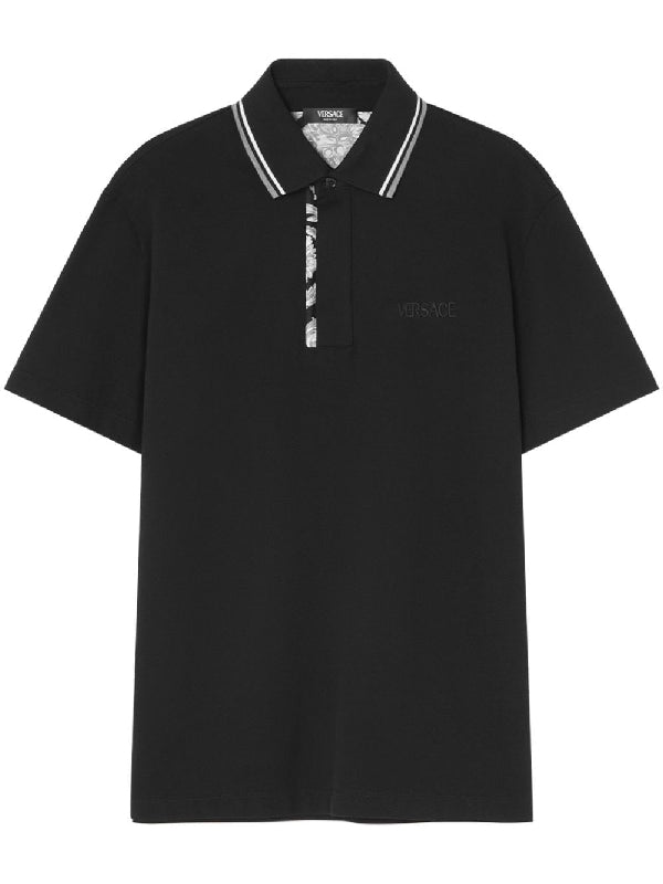 Barocco Cotton Polo Shirt