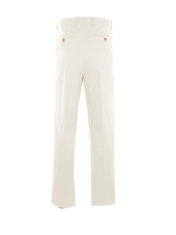 Cotton Stretch Tailored Pants