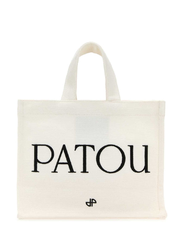 PATOU - HANDBAGS AC0440076 001W White Tote Bags - Jente