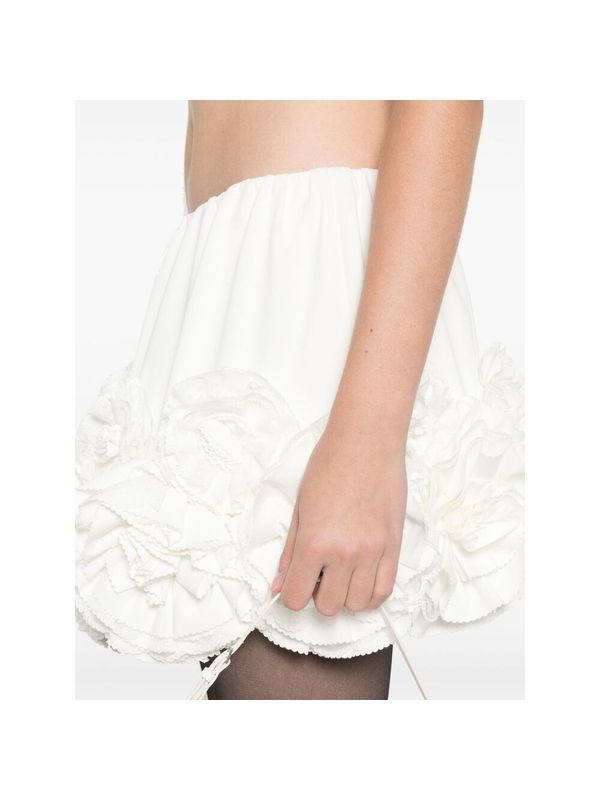 Flower Decor Mini Skirt