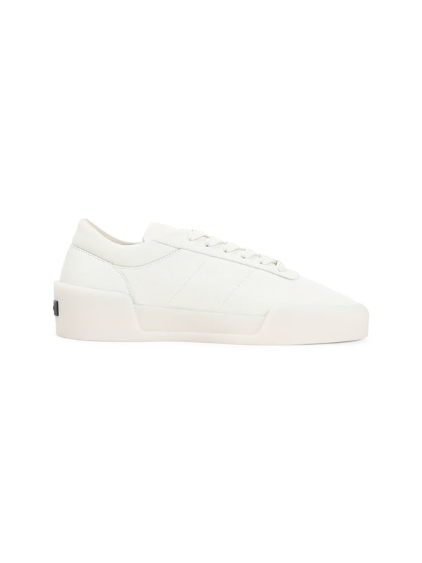 Aerobic Leather Low-Top Sneakers