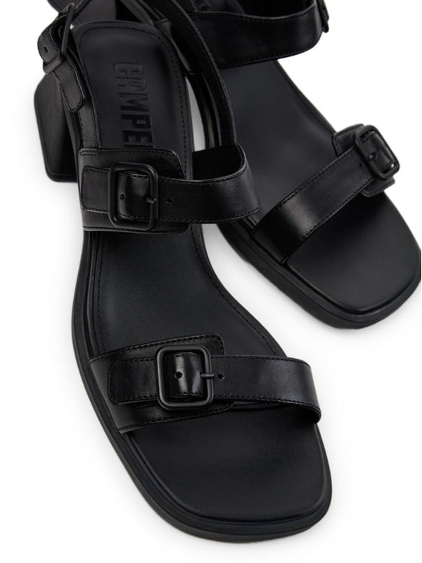 Camper Black Sandals Heel