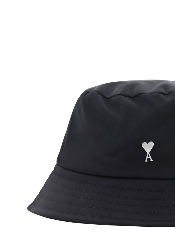 Heart Logo Nylon Cotton Bucket Hat