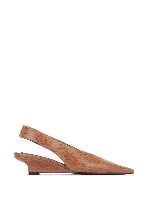Toteme Brown Slingback Heels