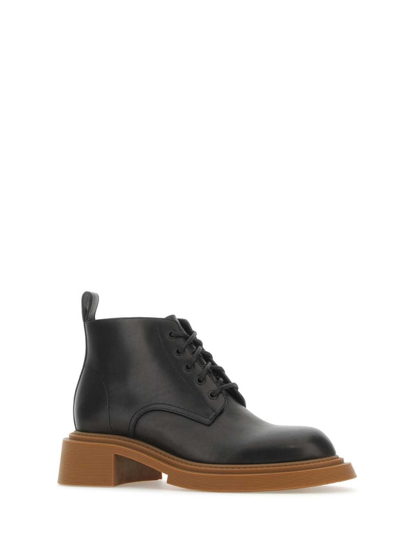 BOOTS M816285X69 BLACK Black Lace-Up Boots