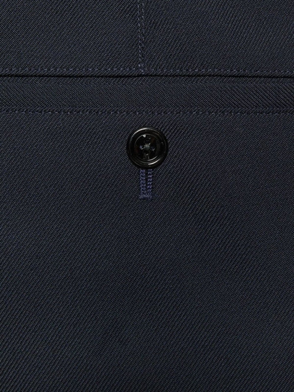 Wool Blend Tailored Pants