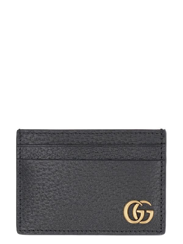 GG Marmont Leather Money Clip Card
  Holder