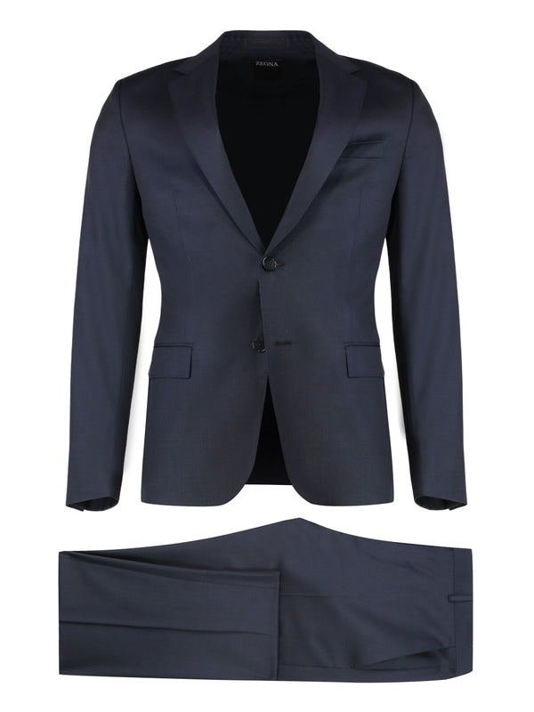 Z Zegna Navy Suits