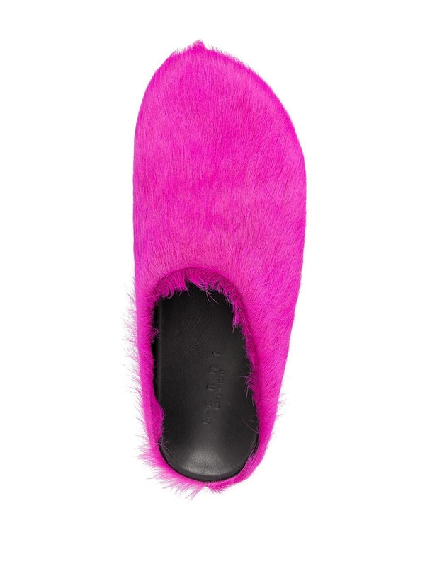 Fur Slip-On Loafers