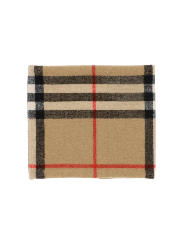 Check Cashmere Snap Scarf - Jente