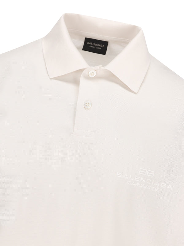BB Logo Embroidered Polo Shirt