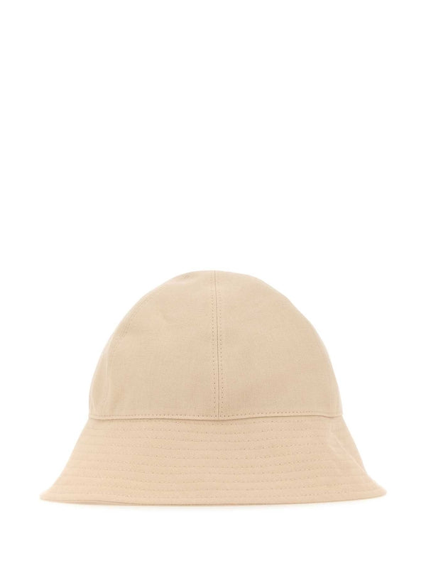 Tab Detail Linen Bucket Hat