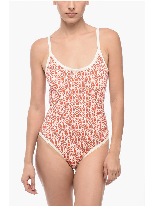 All-Over Logo Swimsuit