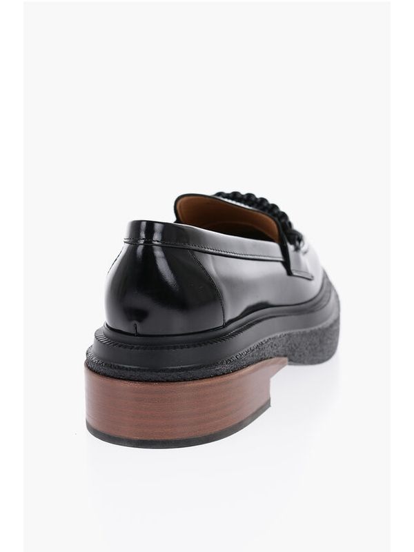 Black Calfskin Loafers