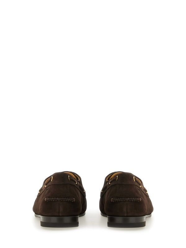 Bally Brown Boat Shoes