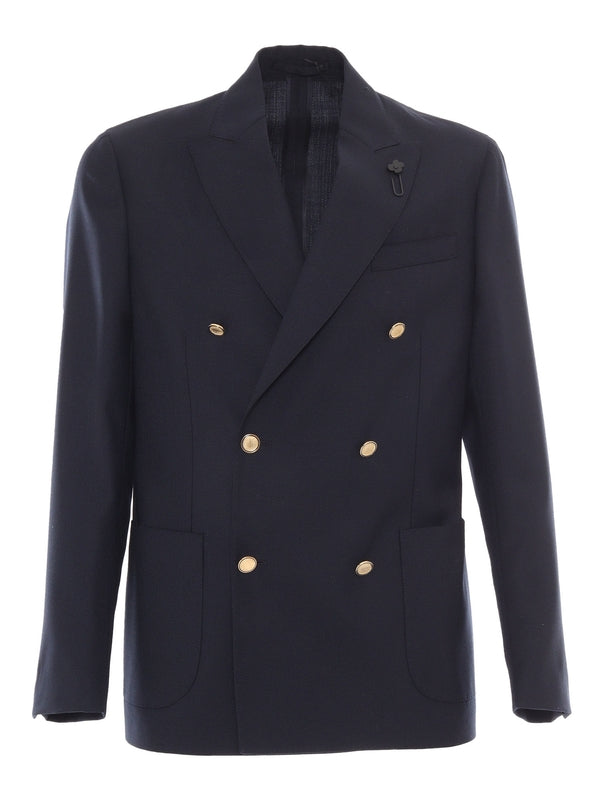 Lardini Navy Tailored Jackets