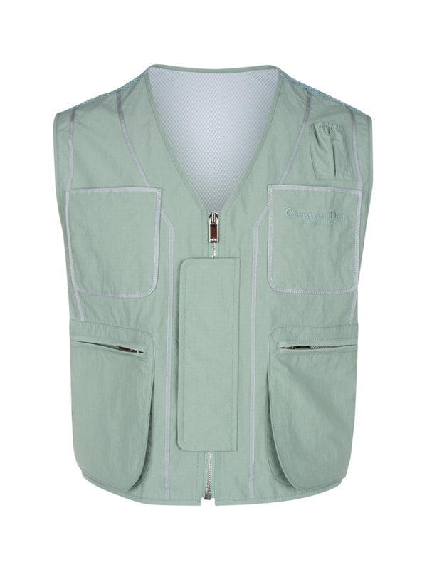 Multi Pocket Zipup Vest