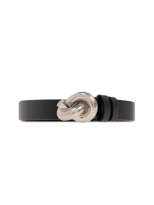 Knot Buckle Leather Belt