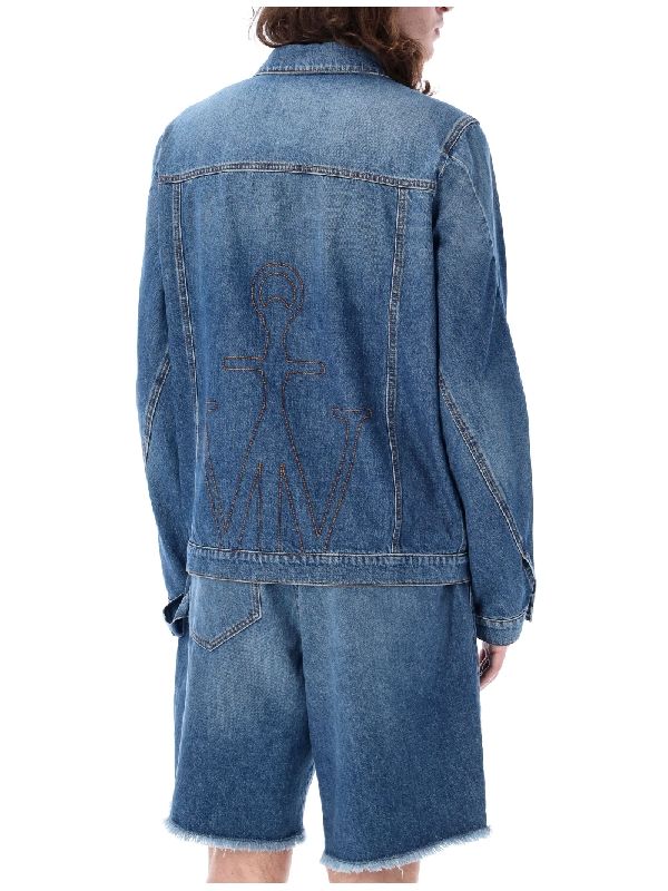 JW ANDERSON - Logopatch Twist Denim Jacket - Jente