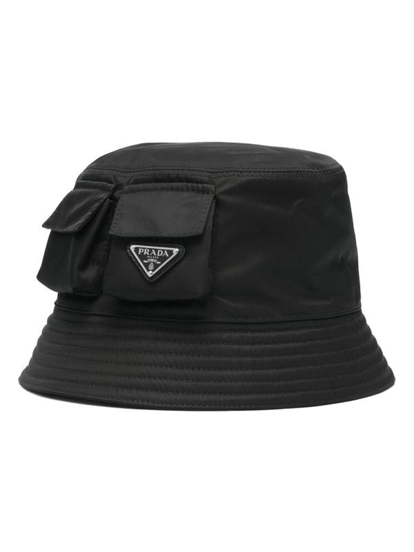 Triangle Logo Pocket Bucket Hat