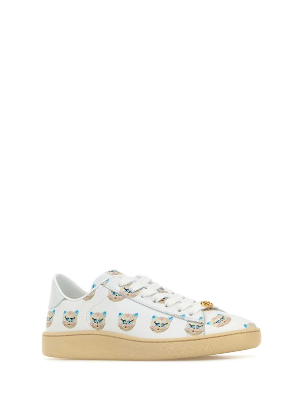 Valentino White Low Top Sneakers