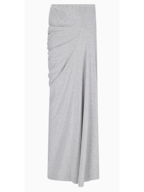 Draping Cotton Long Skirt