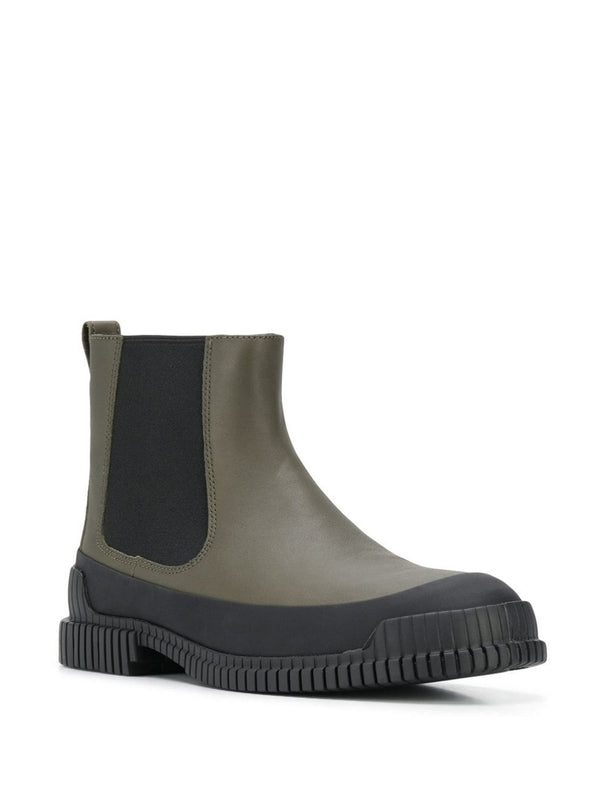 Camper Green Chelsea Boots
