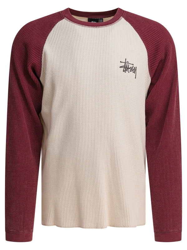 Stussy Raglan Thermal 2 Tone Long Sleeve