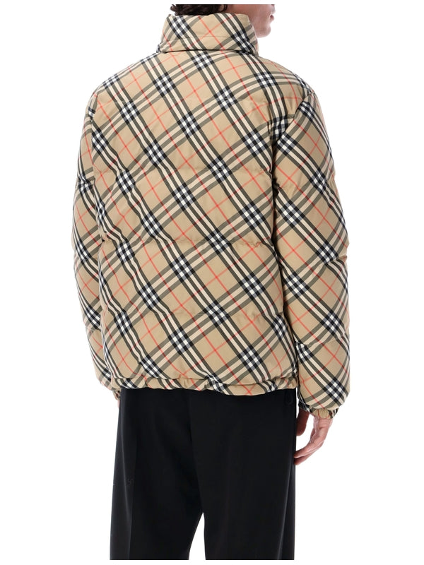 Burberry Beige Black Down