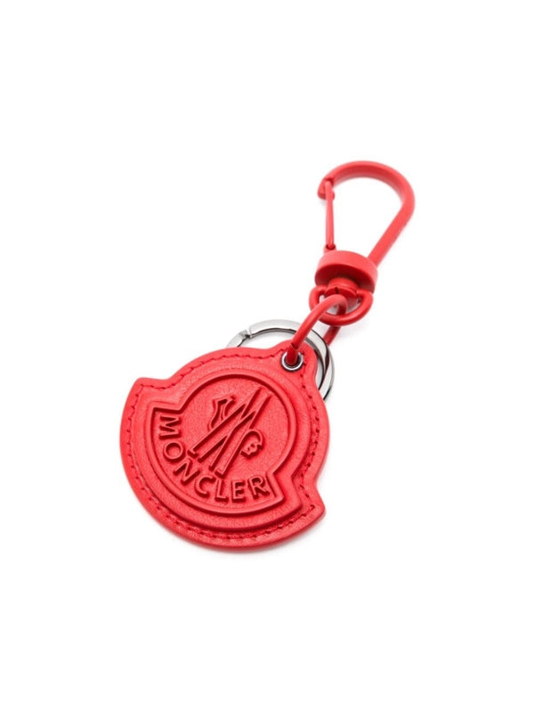 Logo Patch Calfskin Keyring