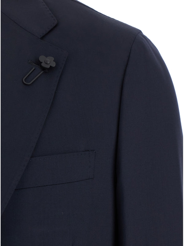Wool Single-breasted Tailored Jacket
