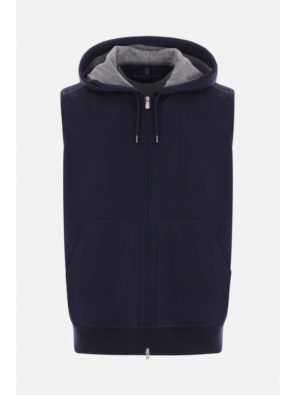 Brunello Cucinelli Navy Vests