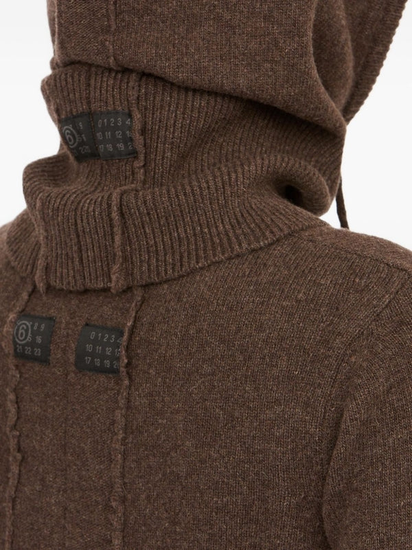 Mm6 Maison Margiela Brown Balaclava