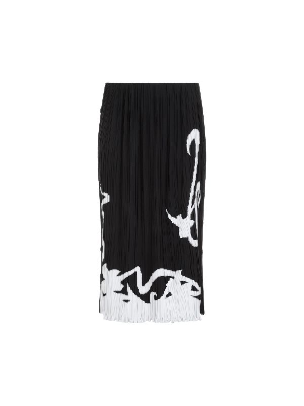 Black Pleated Skirt