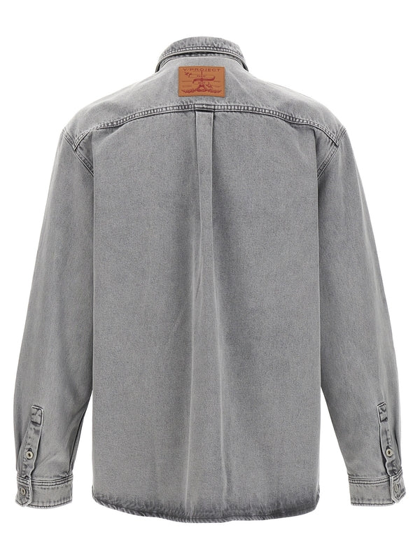 Snap Button
  Denim Shirt Jacket