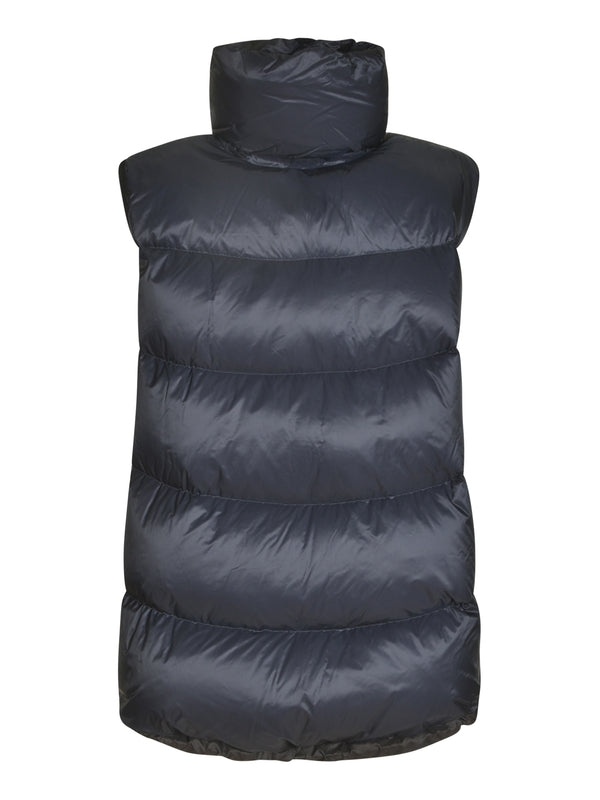 Zip-up Nylon Vest Padding