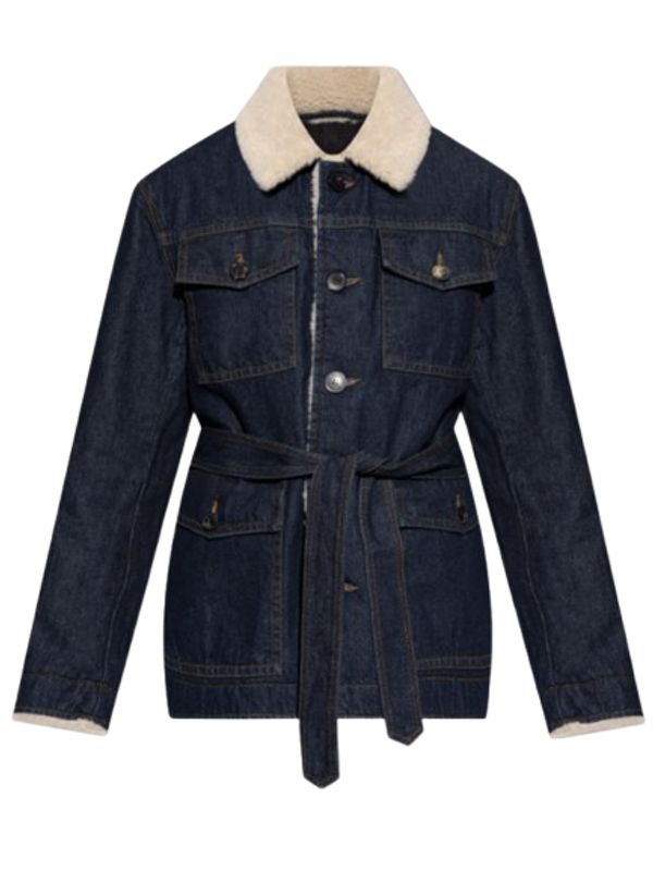 Shearing Collar Denim Jacket