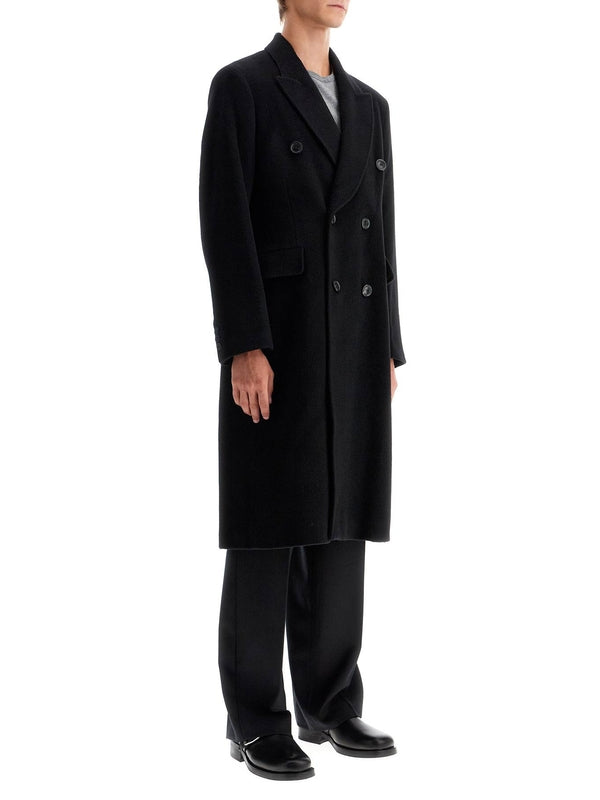 Wool Mohair Blend Double Coat