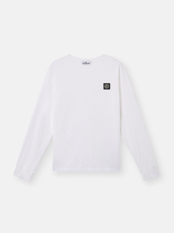 Stone Island White Long Sleeve