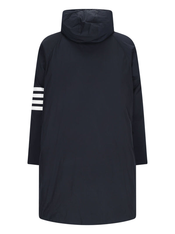 4-Bar Detail Hoodie Coat