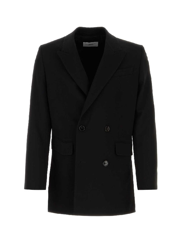 Wool Double-breasted Jacket